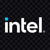 Intel white logo SVG
