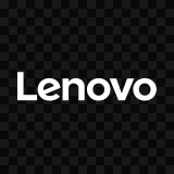 wordmark Lenovo putih SVG