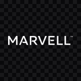 Marvell white logo SVG