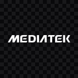 MediaTek white logo SVG