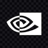 NVIDIA white icon SVG