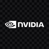 NVIDIA white logo SVG