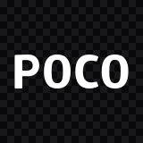 logo POCO putih SVG