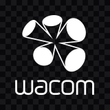 Wacom white logo SVG