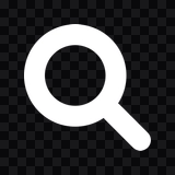 Bing white icon PNG