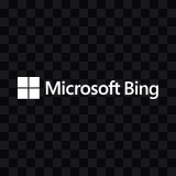 Bing white logo PNG