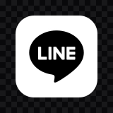 LINE white logo SVG
