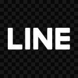 LINE white wordmark PNG