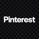 Pinterest white wordmark PNG