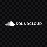 SoundCloud white logo SVG