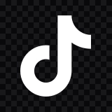 ikon TikTok putih SVG