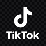 logo TikTok putih SVG