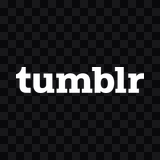 Tumblr white logo PNG