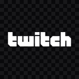 Twitch white wordmark SVG
