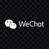 WeChat white logo SVG