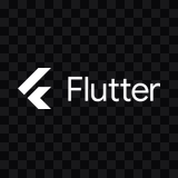 logo Flutter putih PNG