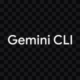 Gemini CLI white wordmark PNG