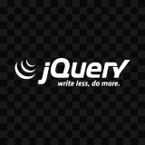 jQuery white logo SVG