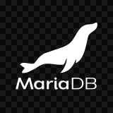 logo MariaDB putih SVG