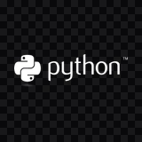logo Python putih PNG