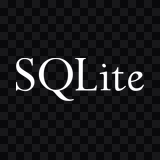 SQLite white wordmark PNG