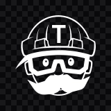 Travis CI white icon SVG