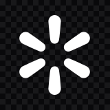 Walmart white icon SVG
