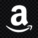 Amazon white icon PNG