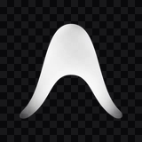 Google Antigravity white icon PNG
