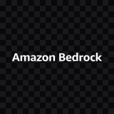 Amazon Bedrock white wordmark SVG