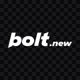 Bolt.new white logo SVG
