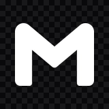 Gmail white icon PNG