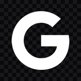 ikon Google putih PNG