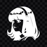 logo Hermes Agent putih SVG