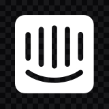 Intercom white icon SVG