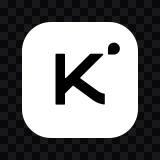 Kimi white icon SVG