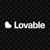 logo Lovable putih PNG