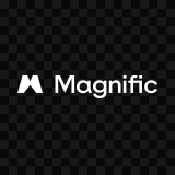 logo Magnific putih SVG