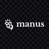 logo Manus putih SVG