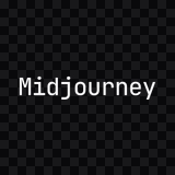 Midjourney white wordmark PNG