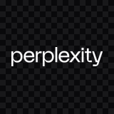Perplexity white wordmark PNG