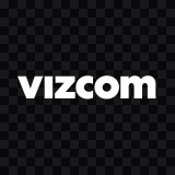 Vizcom white logo SVG