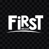 First Media white logo PNG