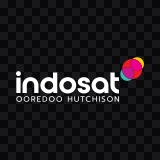 logo Indosat Ooredoo Hutchison putih SVG