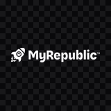 MyRepublic white logo PNG