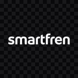 Smartfren white logo PNG