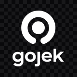 Gojek white logo PNG