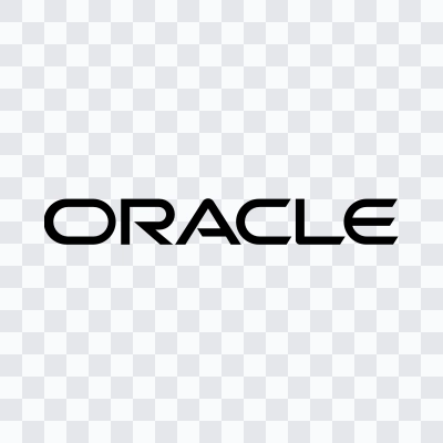 Oracle black logo SVG