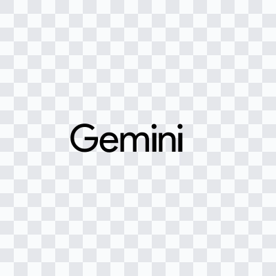 Google Gemini black logo in SVG format