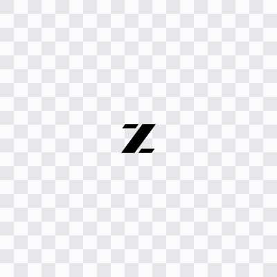 Z AI black icon in SVG format